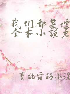 我们都是坏孩子全本小说免费阅读