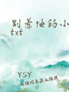 别惹他的小可怜txt