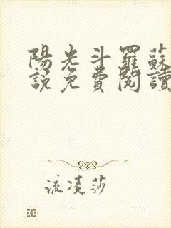 阳光斗罗苏墨小说免费阅读无弹窗