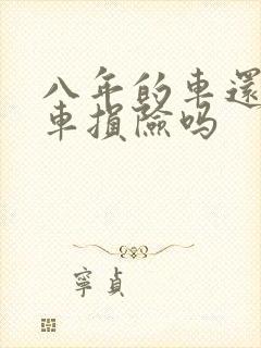 八年的车还要买车损险吗