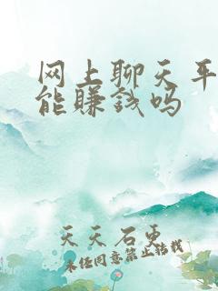 网上聊天平台真能赚钱吗