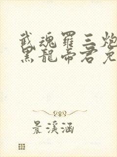 武魂罗三炮我乃黑龙帝君免费阅读