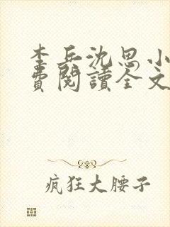 李兵沈思小说免费阅读全文