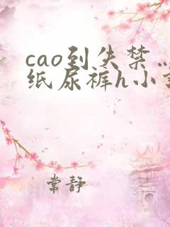 cao到失禁…纸尿裤h小说