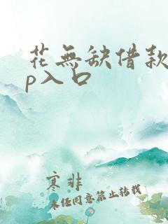 花无缺借款app入口