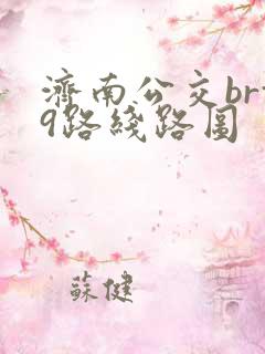 济南公交brt9路线路图