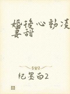 婚后心动凌总追妻甜