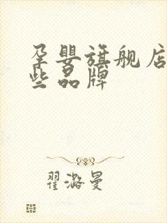 孕婴旗舰店有哪些品牌