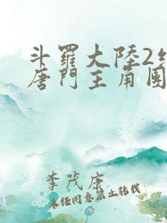 斗罗大陆2绝世唐门主角团