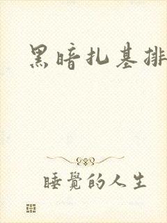 黑暗扎基排名