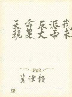 天命反派我的母亲是大帝未删减