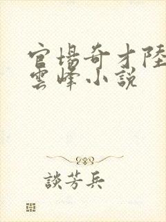官场奇才陆羽刘云峰小说