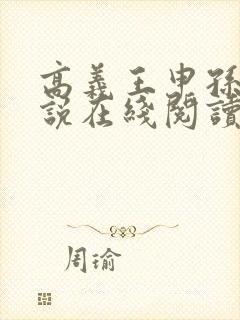 高义王申孙倩小说在线阅读