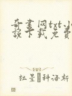 奇书网txt小说下载免费