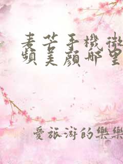 麦芒手机微信视频美颜哪里打开