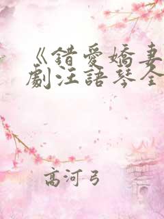 《错爱娇妻》短剧汪语琴全集免费观