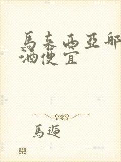 马来西亚哪里买酒便宜