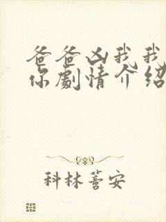 爸爸凶我我也爱你剧情介绍