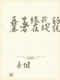 再生缘我的温柔暴君在线观看