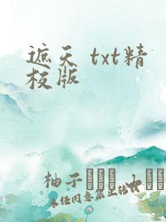 遮天 txt精校版