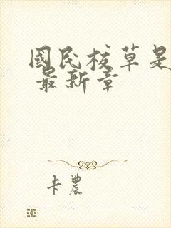 国民校草是女生 最新章