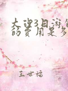 大理3日游包车的费用是多少