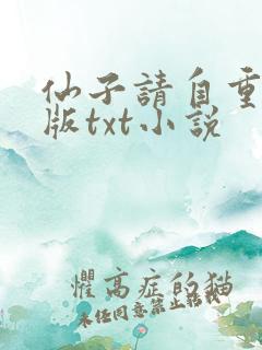 仙子请自重精校版txt小说