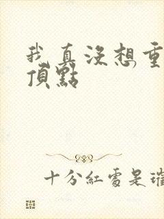 我真没想重生啊顶点