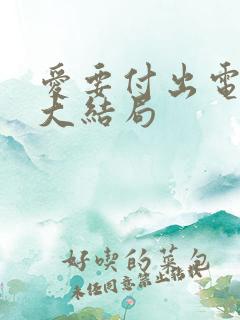 爱要付出电视剧大结局