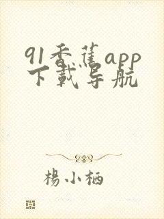 91香蕉app下载导航