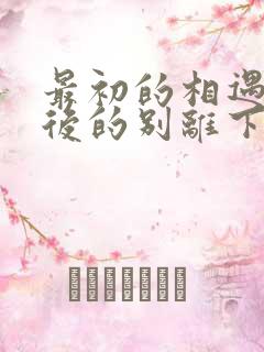 最初的相遇,最后的别离下载