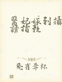 医妃嫁到摄政王请指教