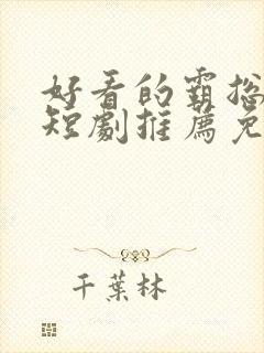 好看的霸总甜宠短剧推荐免费版