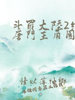 斗罗大陆2绝世唐门主角团