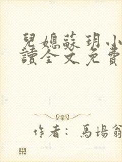 儿媳苏玥小说阅读全文免费