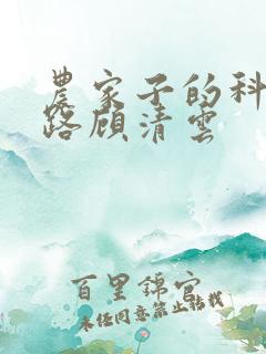 农家子的科举之路顾清云