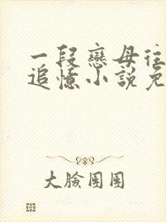 一段恋母往事的追忆小说免费阅读全文