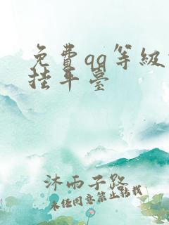 免费qq等级代挂平台