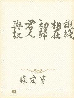 与君初相识犹如故人归在线观看