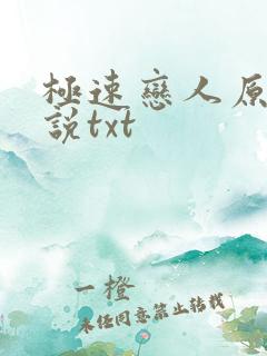 极速恋人原著小说txt