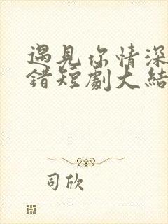 遇见你情深难知错短剧大结局