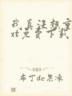 我真没想重生txt免费下载