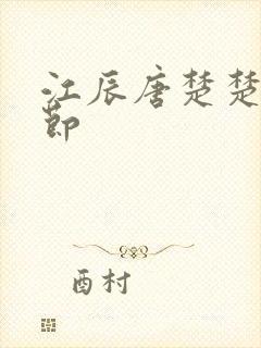 江辰唐楚楚全章节
