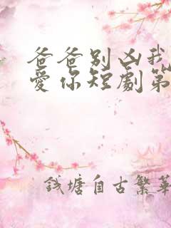 爸爸别凶我我也爱你短剧第11集