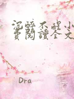 沉醉不醒小说免费阅读全文无弹窗