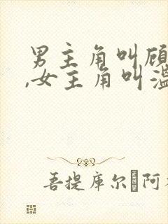 男主角叫顾俊楠,女主角叫温洛初的小说