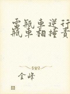 电瓶车逆行与电瓶车相撞责任划分