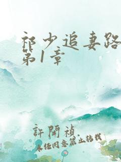 祁少追妻路漫漫第1章