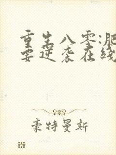 重生八零:肥女要逆袭在线读