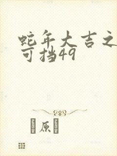 蛇年大吉之婚不可挡49